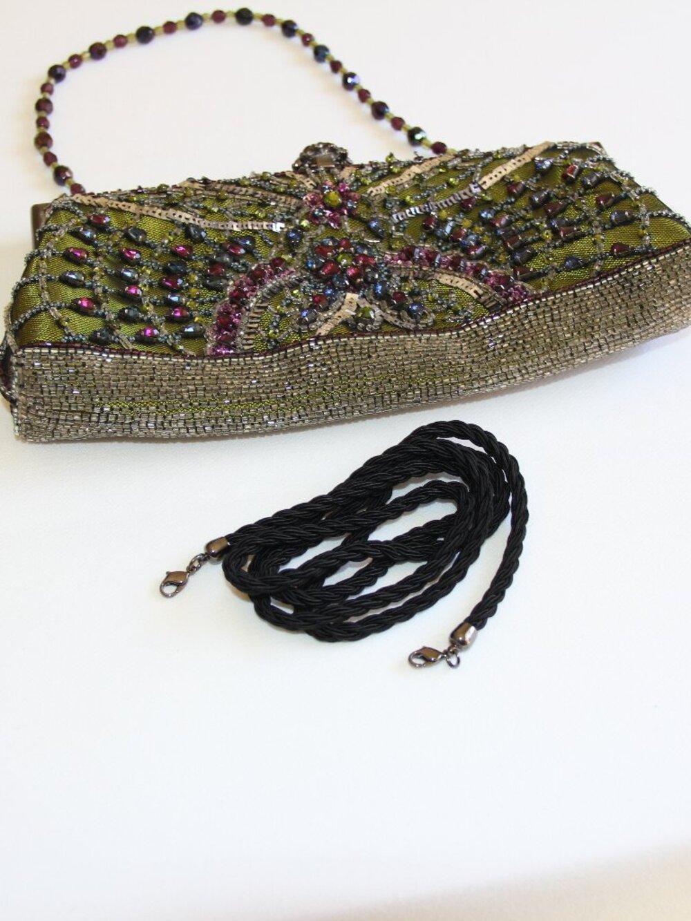 Larissa Barrera Sequin Beaded Rhinestone Bags. Gorgeous